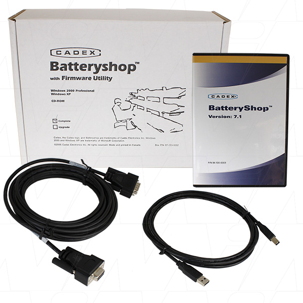 Cadex BatteryShop 1 PC Software